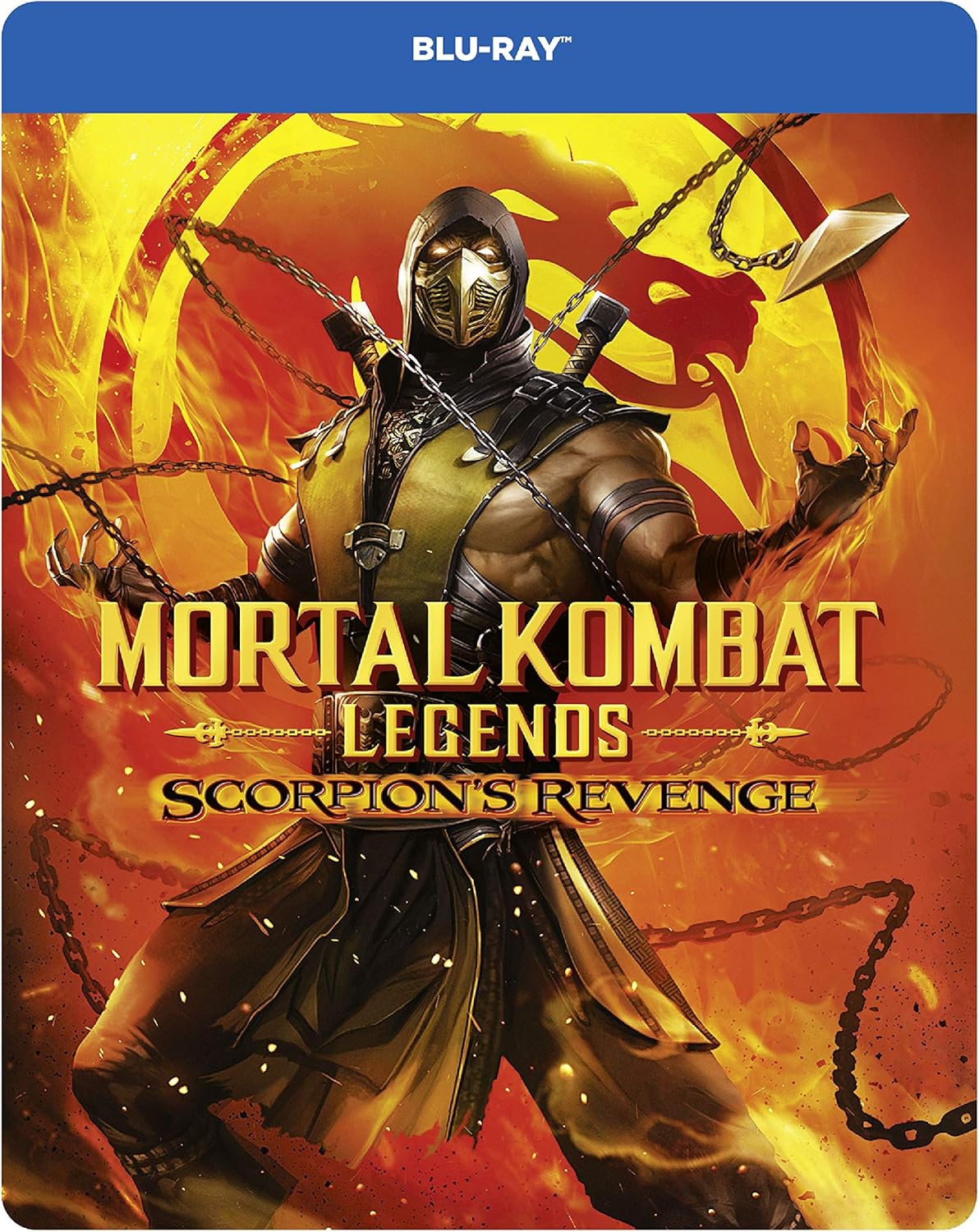 Mortal Kombat: Legend of Scorpion's Revenge [Steelbook] [Blu-ray] [2020] LIKE NEW