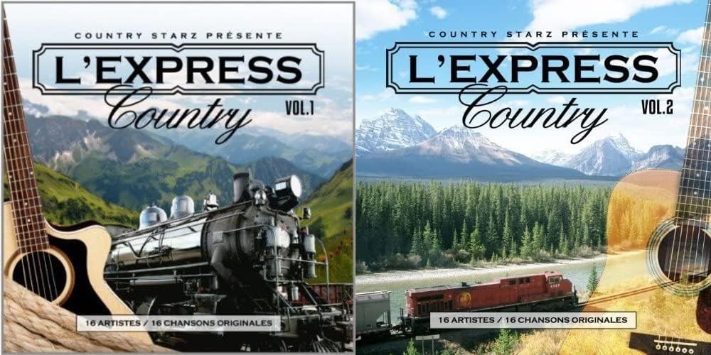 L'Express Country Volume 1 &amp; Volume 2 (16 Artistes / 32 Chansons Originales) [audioCD]