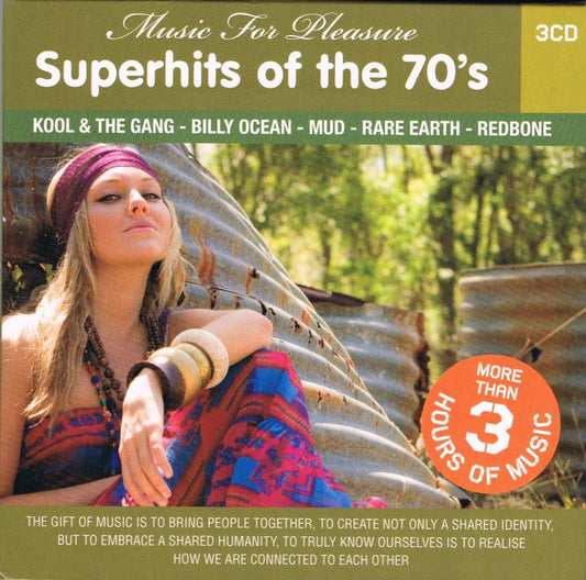 Music For Pleasure - Superhits of the 70's, 3 Disc (RE-RECORDING & LIVE RECORDING)