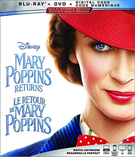 Mary Poppins Returns [Blu-ray + DVD + Digital] (Bilingual)