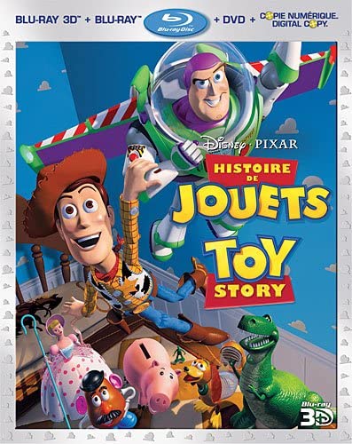 Histoire de Jouets (version française) [Blu-ray 3D + 2-Disc Blu-ray + DVD]
