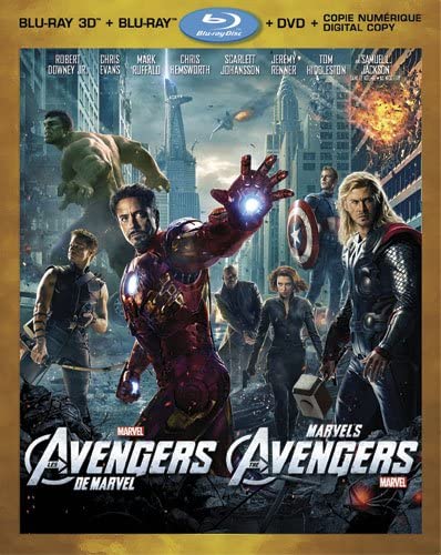 Marvel's The Avengers (version française) [Blu-ray 3D + Blu-ray + DVD + copie numérique] (Bilingual) [Blu-ray]