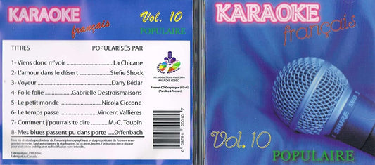 Karaoke Francais Vol.10 [Audio CD] Various