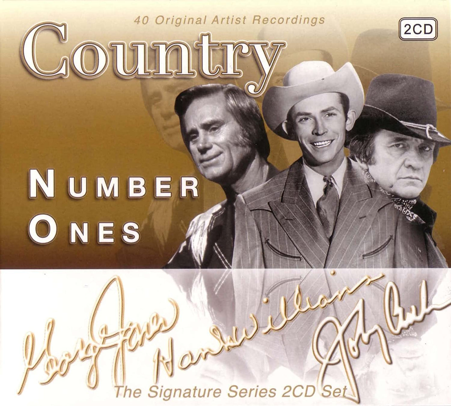 COUNTRY NUMBER ONES - 40 Original Artist Recordings (Signatures Series 2CD) [Audio CD] Various Artist