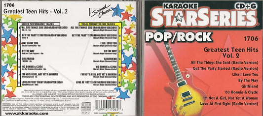 KARAOKE STAR SERIES - POP/ROCK VOL. 2 (CD+G) [Audio CD] Version Made Popular By: Pink/ Justin Timberlake/ Red Hot Chili Peppers/ Britney Spears/ Kylie Minogue/ And More