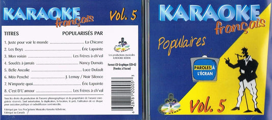 Karaoke Francais Vol. 5 [Audio CD] Various