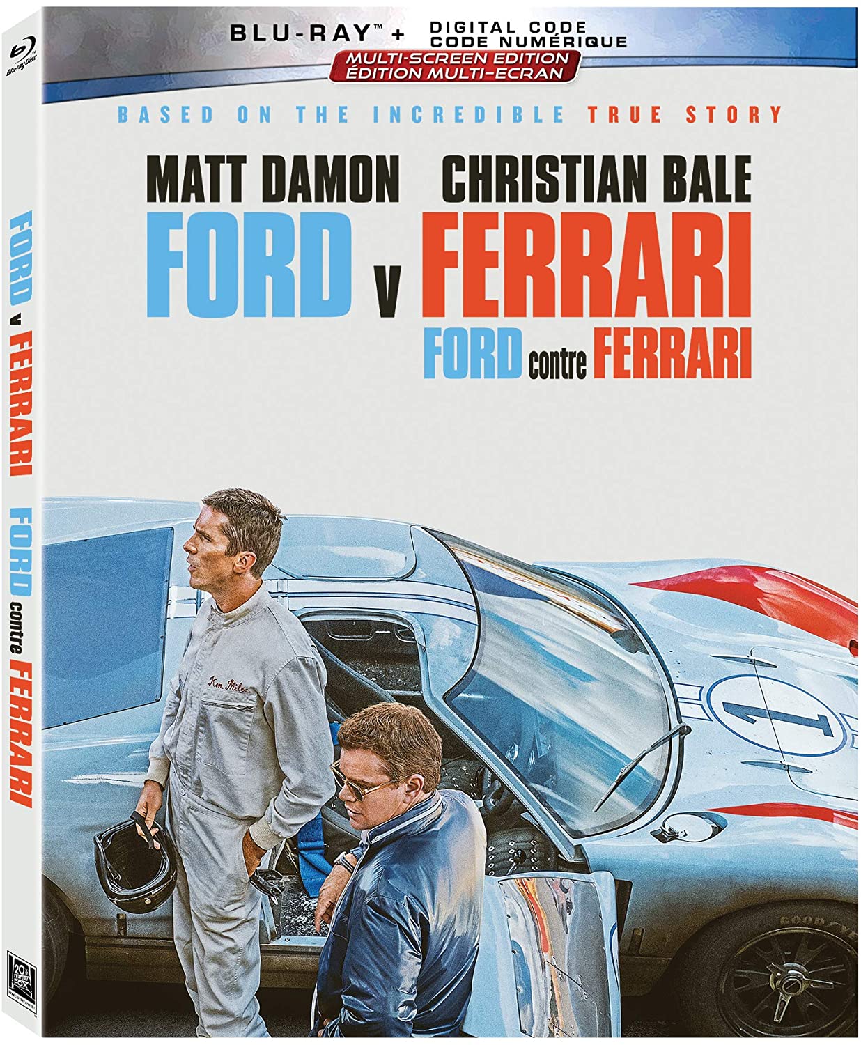 Ford v Ferrari (BD + Digital Code) [Blu-ray] (Bilingual) [Blu-ray]