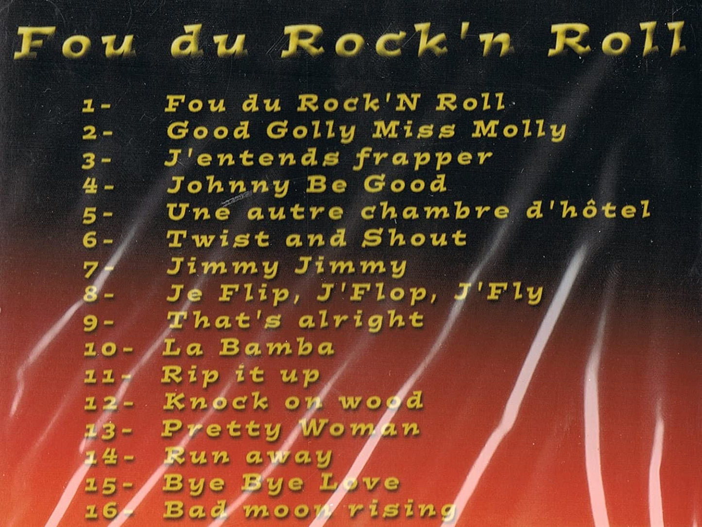 FOU DU ROCK'N ROLL - 16 Grands Succès Rétro [Audio CD] Fou du Rock'n Roll