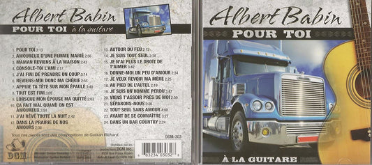 Pour Toi a La Guitare (Album Instrumental de Albert Babin - A La Guitare Seulement) [Audio CD] Albert Babin