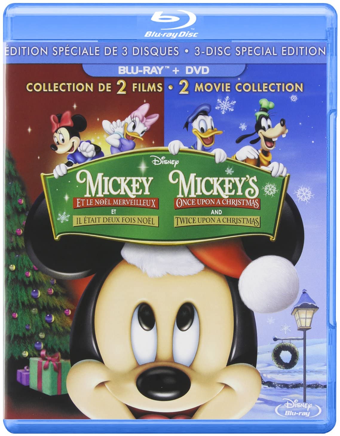 Mickey Et le Noel Merveilleux et Mickey Il Etait Deux Fois Noel   (Bilingual) [Blu-ray]