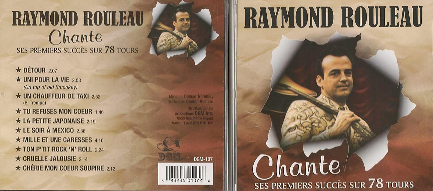 CHANTE SES PREMIERS SUCCÈS SUR 78 TOURS AVEC RAYMOND ROULEAU [Audio CD] Raymond Rouleau