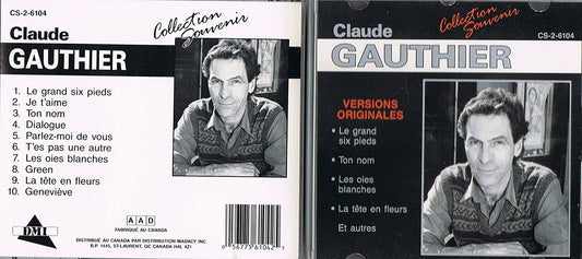 Collection Souvenir (Madacy) [Audio CD] Claude Gauthier