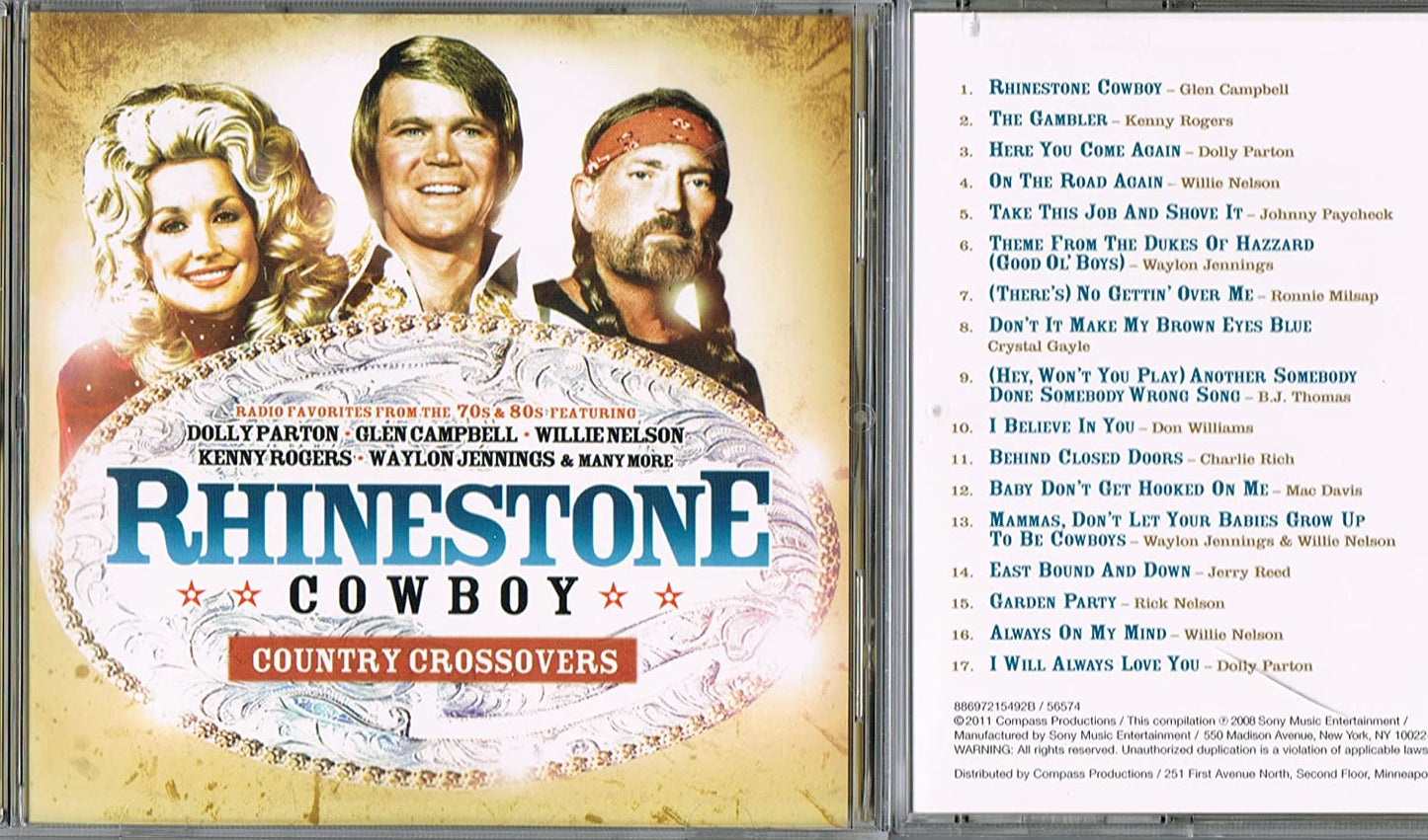 Rhinestone Cowboy - Country Crossovers/ 17 Hits [Audio CD] Various Artists