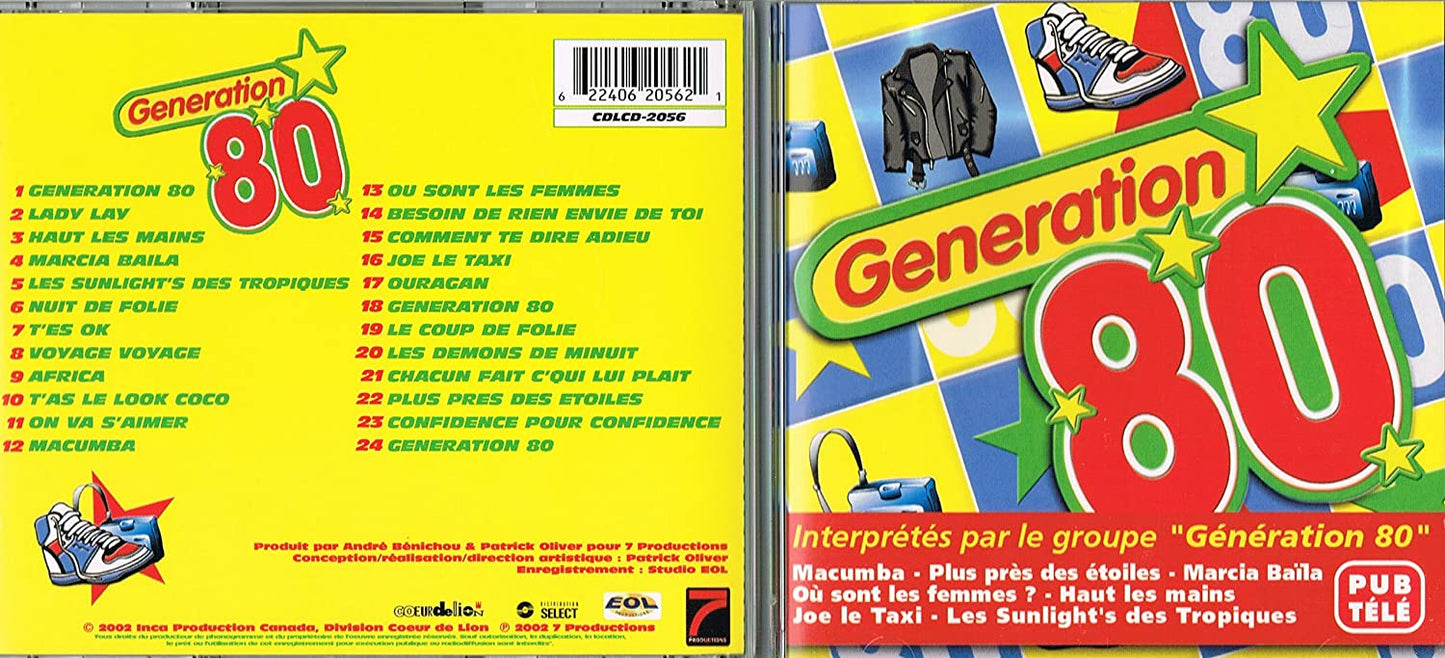 Generation 80 (Frn) [Audio CD] Generation 80