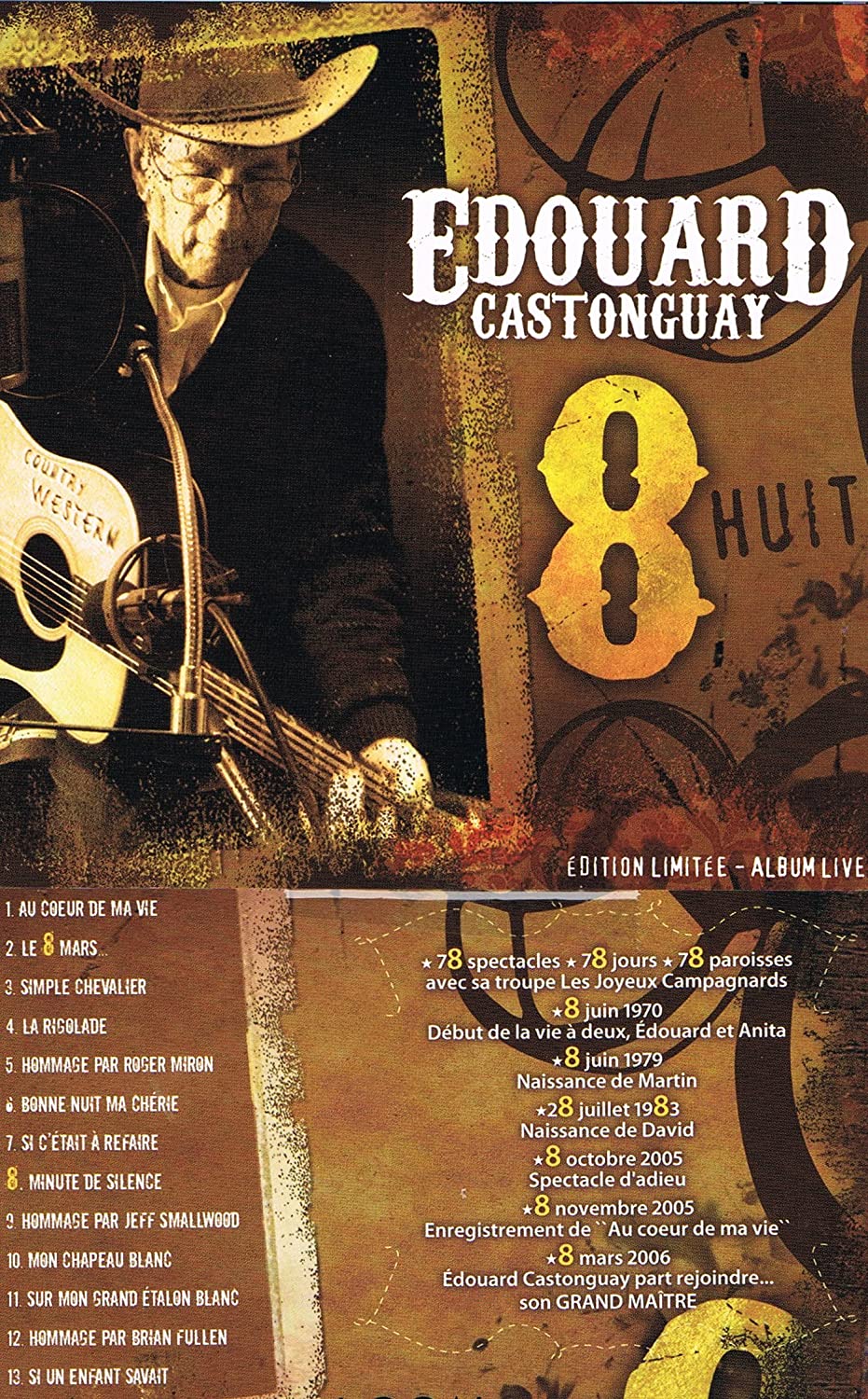 8 [Audio CD] Castonguay/ Edouard