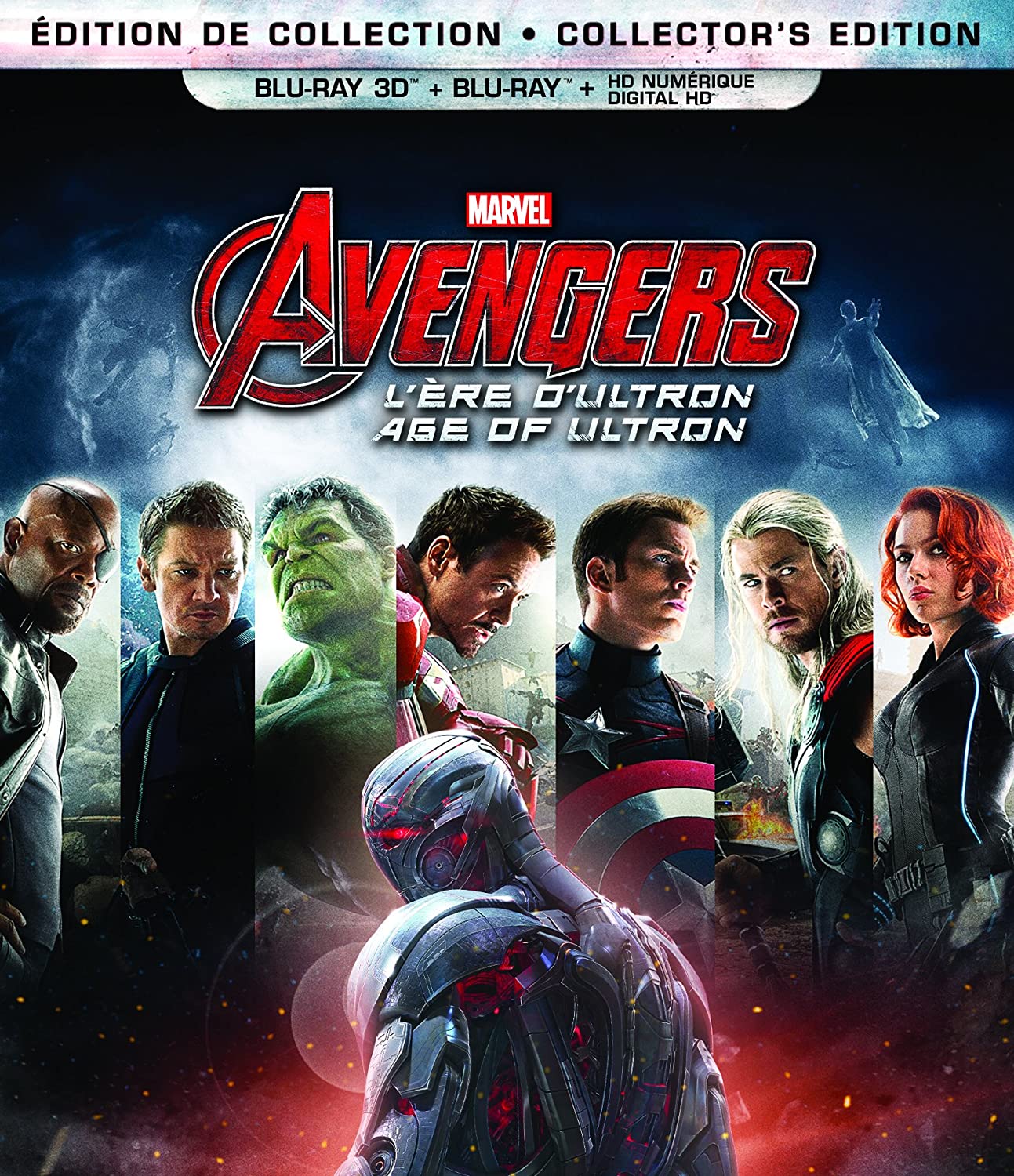 Avengers : L'ère d'Ultron [3D Blu-ray + Blu-ray + HD numérique] (Bilingual) [Blu-ray]