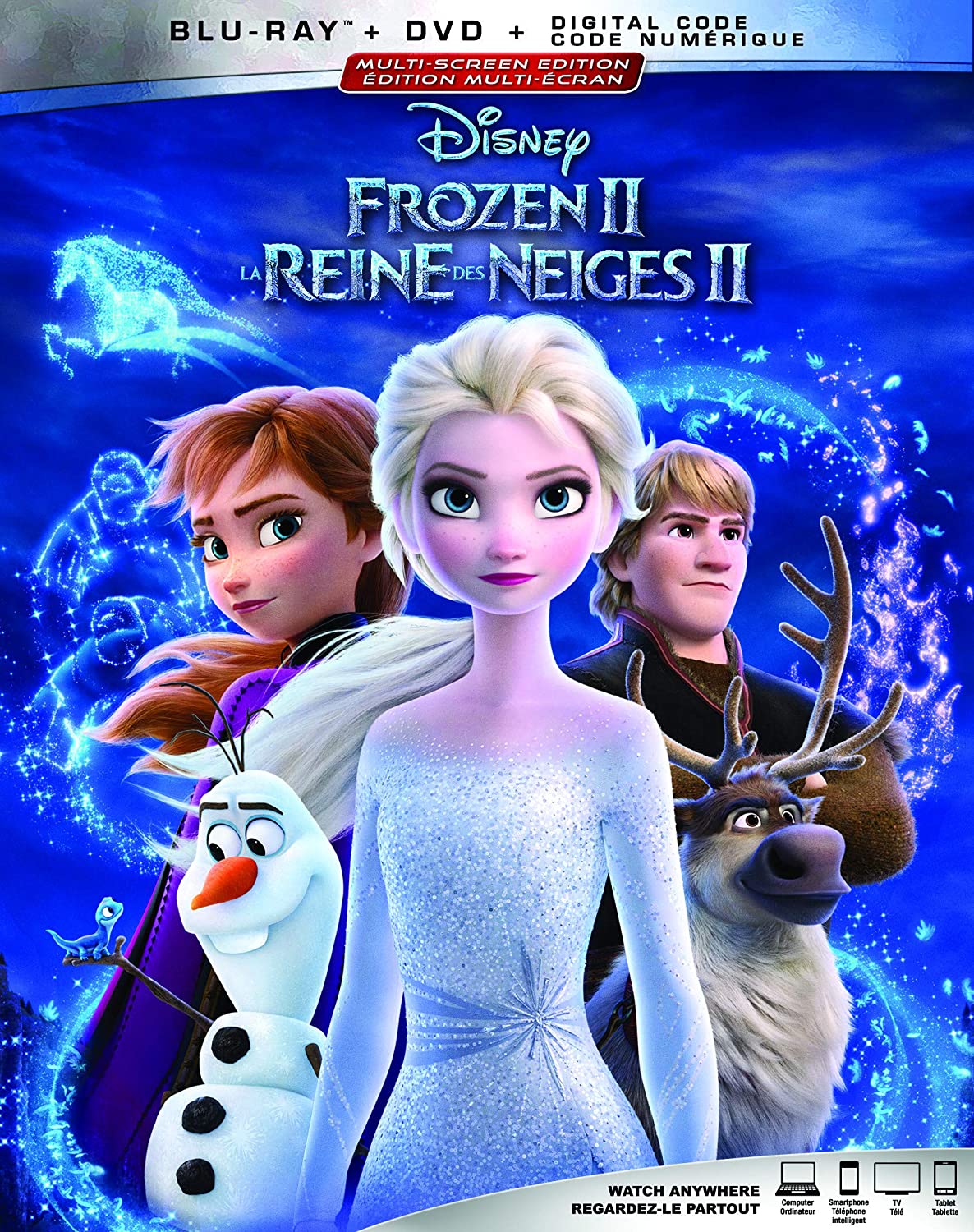 Frozen 2 [Blu-ray + DVD + Digital] (Bilingual) [Blu-ray]