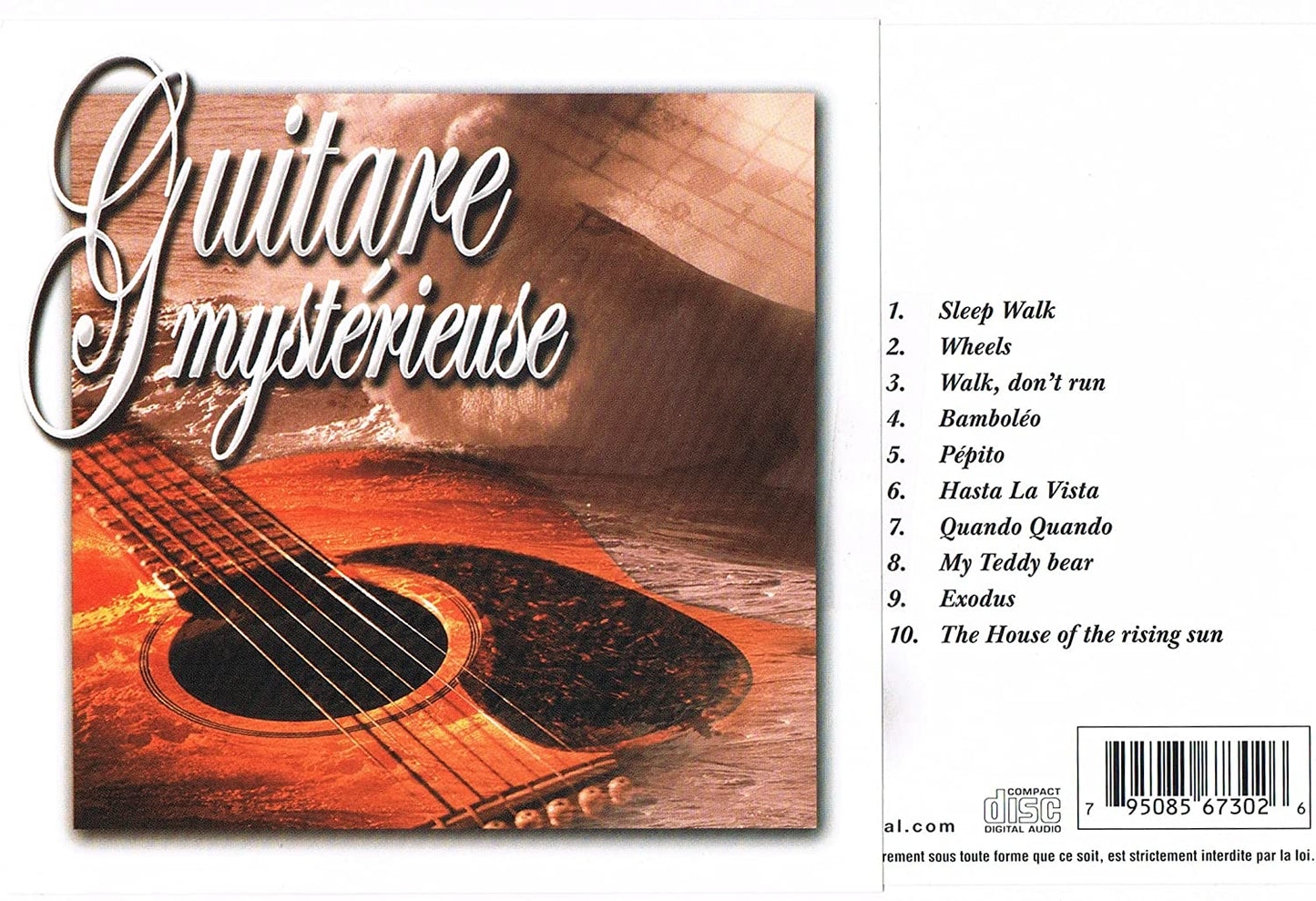 Guitare Mysterieuse - 10 Chansons Instrumentales a la Guitare [Audio CD] Artistes Variés