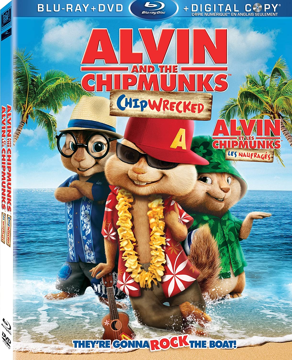Alvin and the Chipmunks: Chipwrecked (Blu-ray + DVD + Digital Copy) (Bilingual)