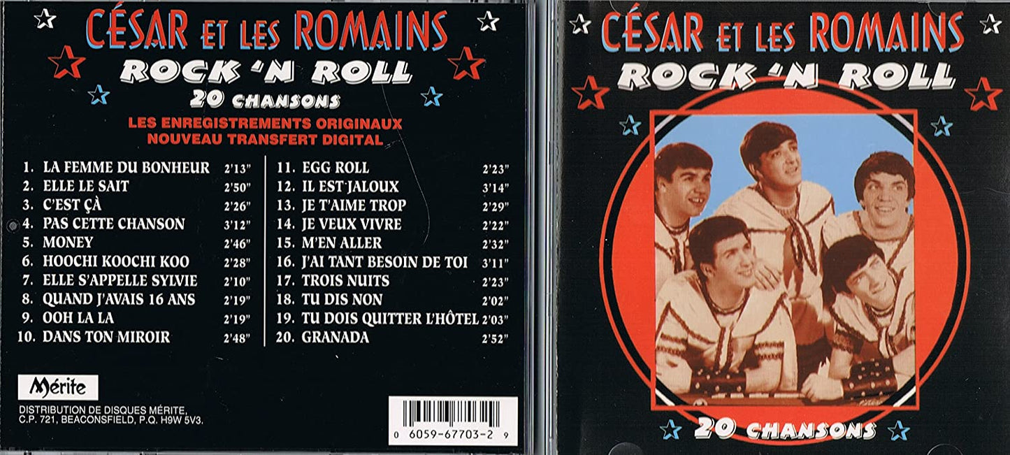 Rock 'N Roll/ 20 Chansons - Cesar et Les Romains [Audio CD] Cesar et Les Romains