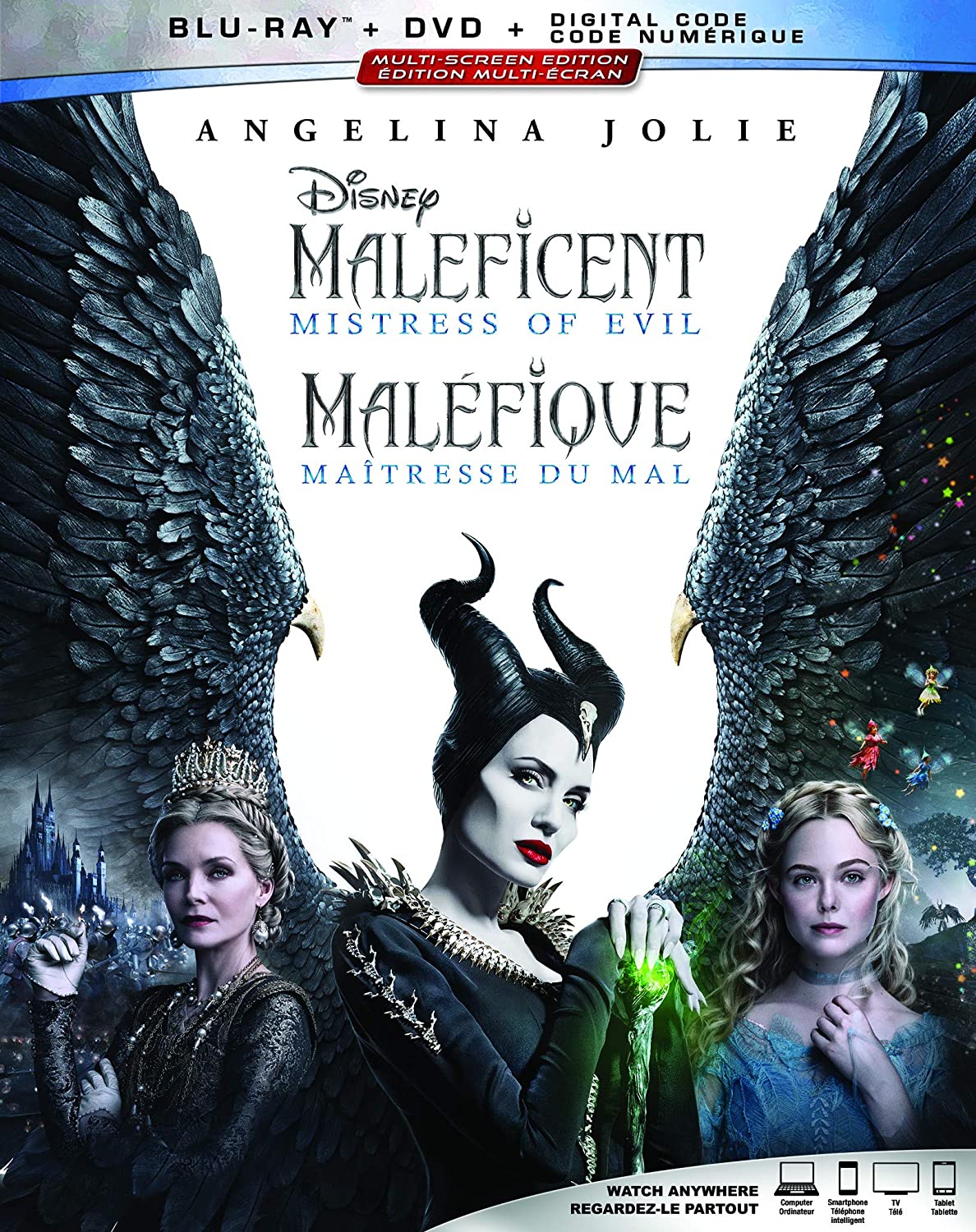 Maleficent: Mistress of Evil [Blu-ray + DVD + Digital] (Bilingual) [Blu-ray]