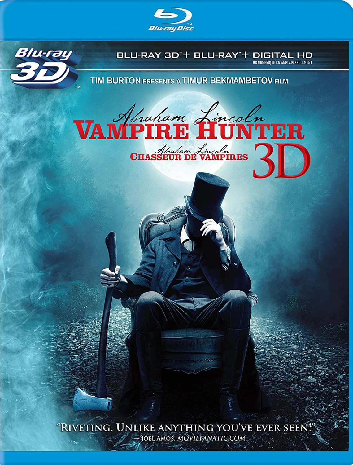 Abraham Lincoln: Vampire Hunter (Bilingual) [3D Blu-ray] [Blu-ray]