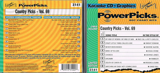 COUNTRY POWER PICKS VOL. 69 - HOT CHART HITS [Audio CD] A Made Famous by: Vince Gill/ Patty Loveless/ Dwight Yoakam/ Sherrie Austin/ Doug Stone/ George Jones/ Rambler/ Brooks & Dunn/ David Ball/