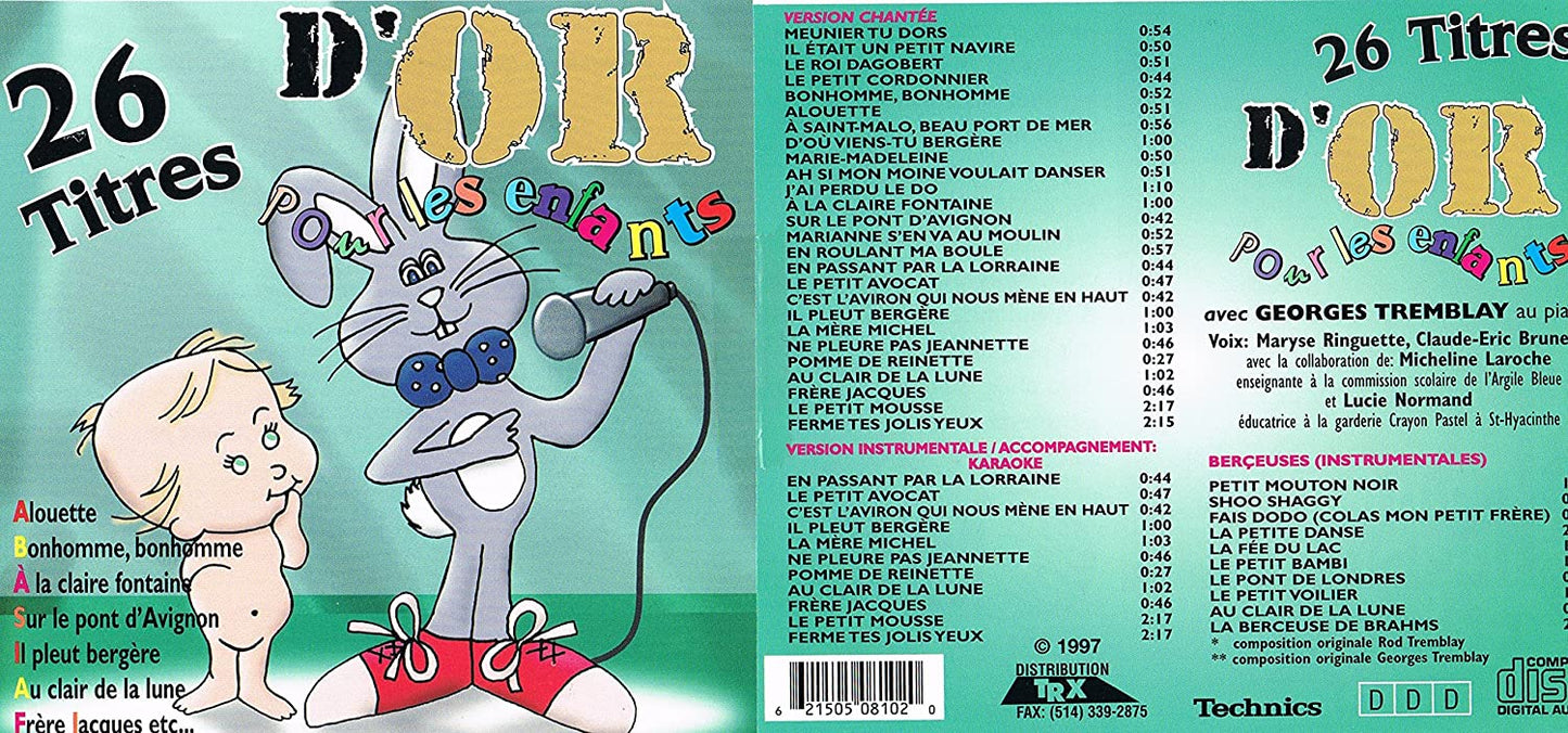 26 Titres D'or [Audio CD] Varies Enfants
