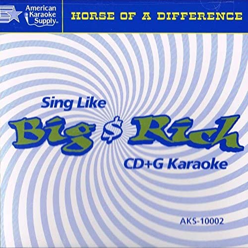 Sing Like Big & Rich / Horse of a Difference - American Karaoke Supply CD+G (Instrumental Karaoke CD+G) [Audio CD] Sing Like Big & Rich