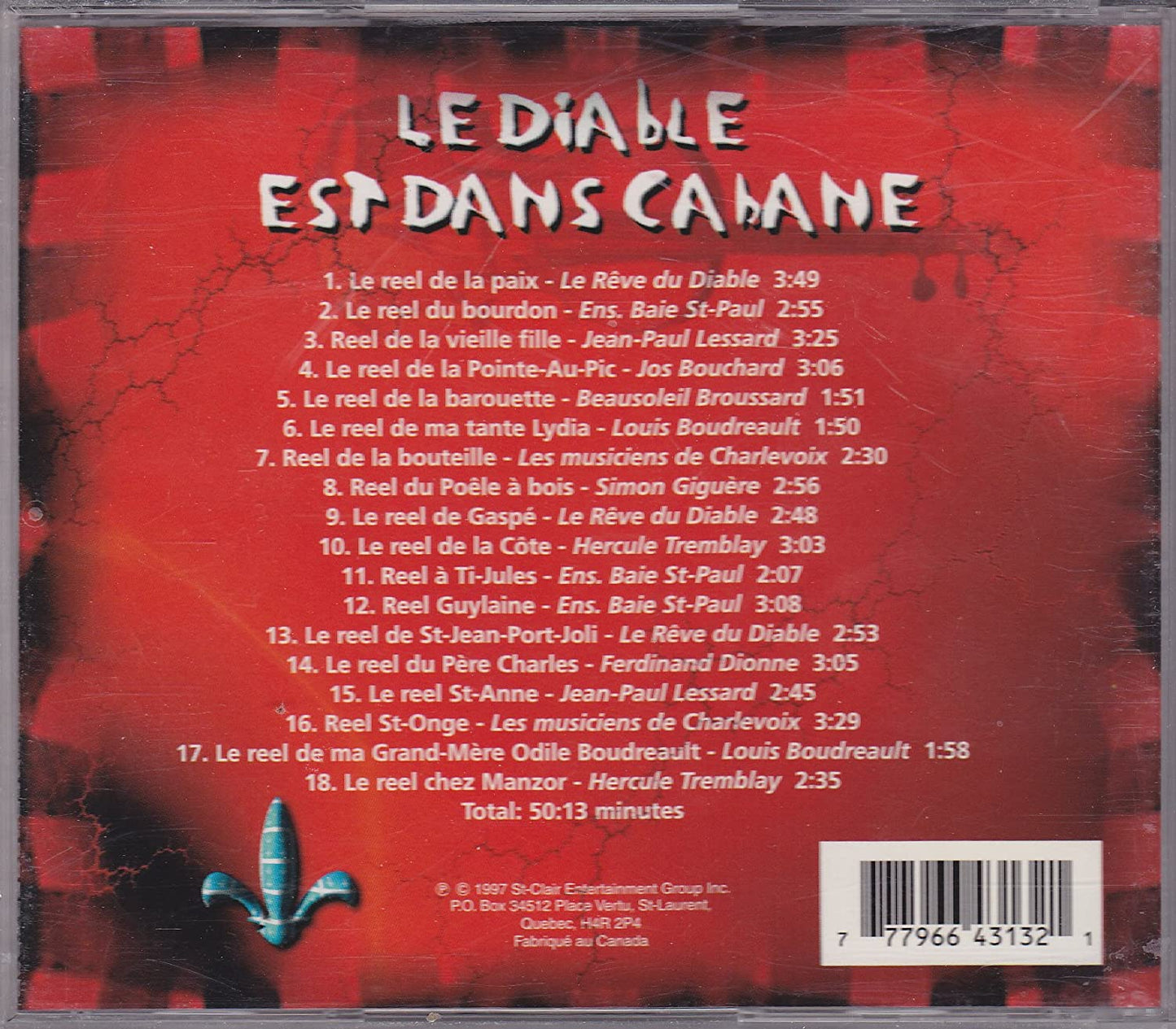 Le Diable Est Dans Cabane [Audio CD] Artistes Varies Folklore